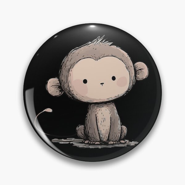 Item preview, Whimsical Baby Monkey Sketch designed and sold by ClubVacay.