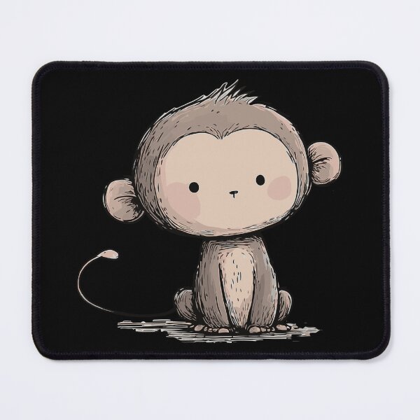 Item preview,  Whimsical Baby Monkey Sketch designed and sold by ClubVacay.