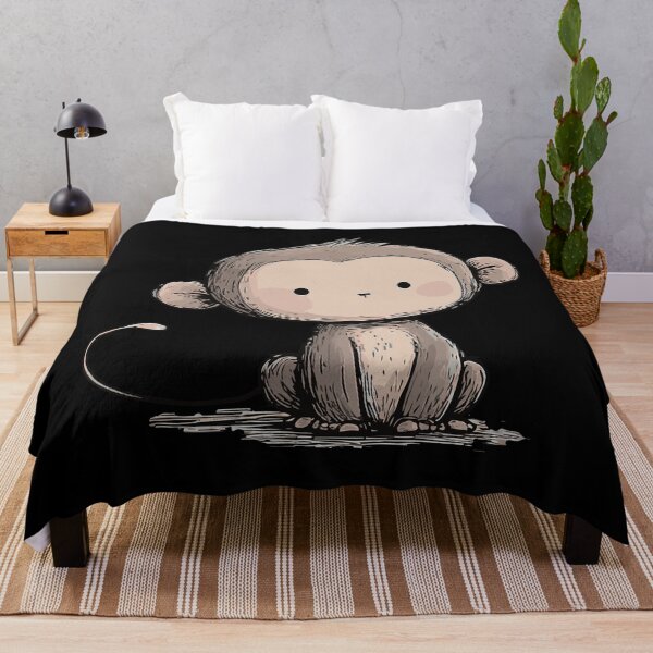 Item preview, Whimsical Baby Monkey Sketch designed and sold by ClubVacay.
