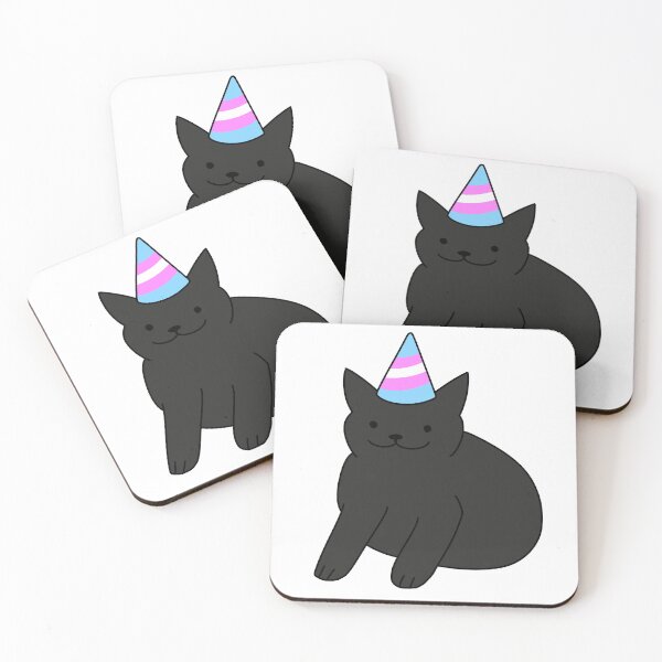 Item preview, Sweet Black Trans Cat designed and sold by Swaghettio.
