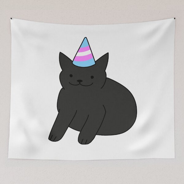 Item preview, Sweet Black Trans Cat designed and sold by Swaghettio.
