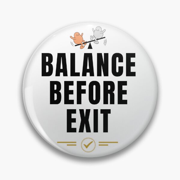 Item preview, Balance Before Exit – Funny Accountant & CPA Reconciliation Gift designed and sold by FCA SIR MERCH .