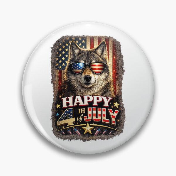 Item preview, wolf Lovers Patriotic america Flag 4th of July designed and sold by QuiteOrbit.
