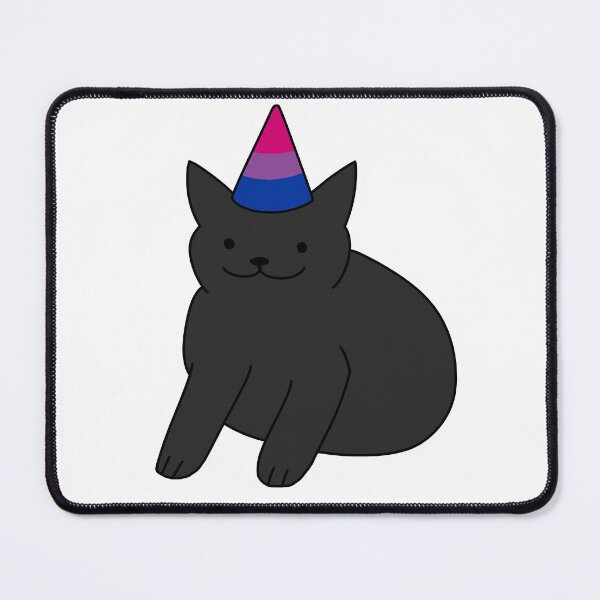 Item preview, Sweet Black Bisexual Cat designed and sold by Swaghettio.