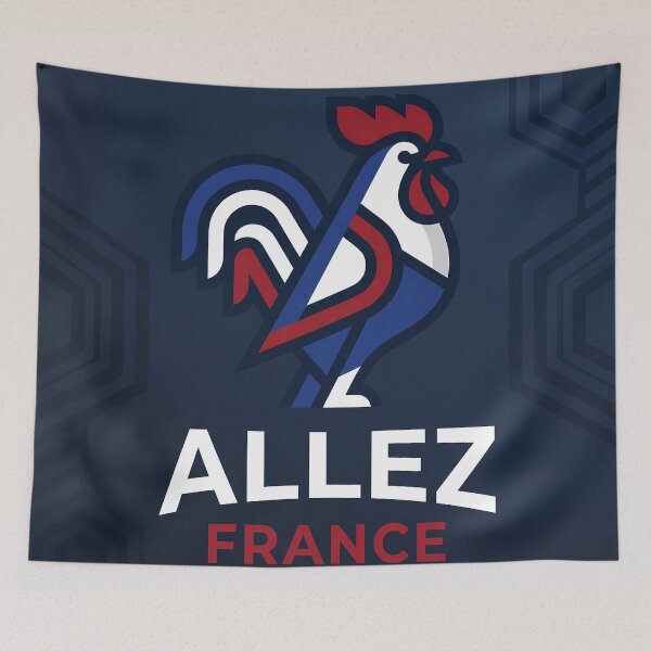 Item preview, Allez France Rooster Poster designed and sold by PixorStudio.