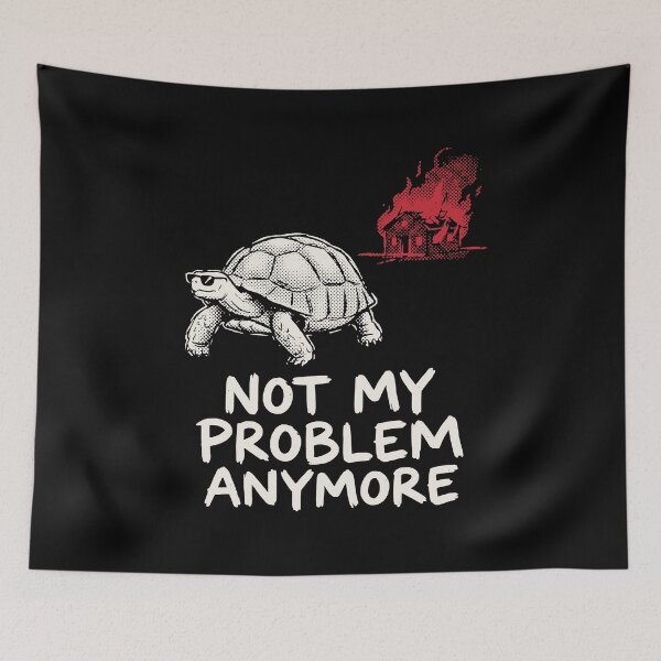 Item preview, Not My Problem Anymore Tortoise Sunglasses Grunge Dark Humor designed and sold by cabana.space.