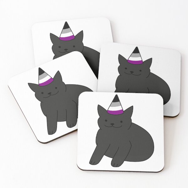 Item preview, Cute Black Asexual Cat designed and sold by Swaghettio.