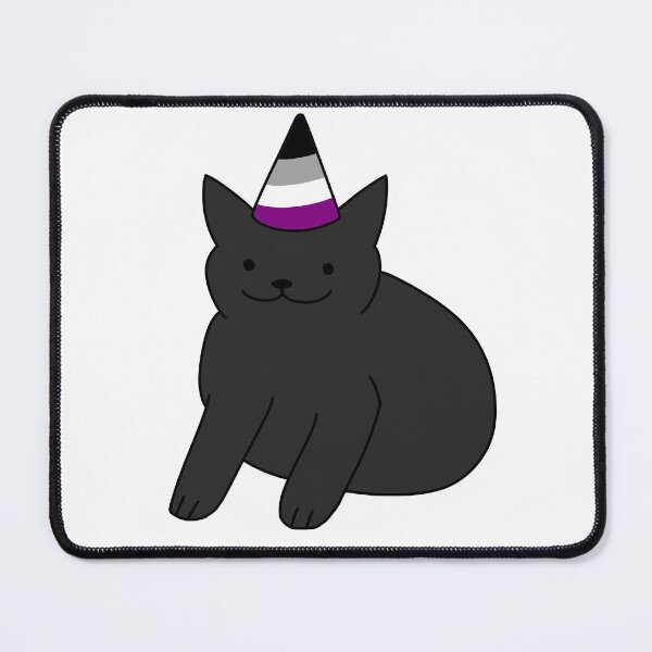 Item preview, Cute Black Asexual Cat designed and sold by Swaghettio.