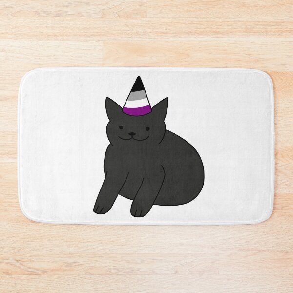 Item preview, Cute Black Asexual Cat designed and sold by Swaghettio.