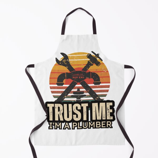 Item preview, Funny Retro Plumber Gift - Trust Me I'm A Plumber Vintage T-Shirt designed and sold by Meharshop.