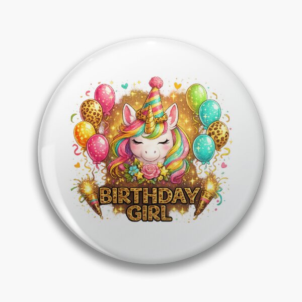 Item preview, Unicorn Rainbow Birthday Girl Unicorn Birthday Party designed and sold by QuiteOrbit.