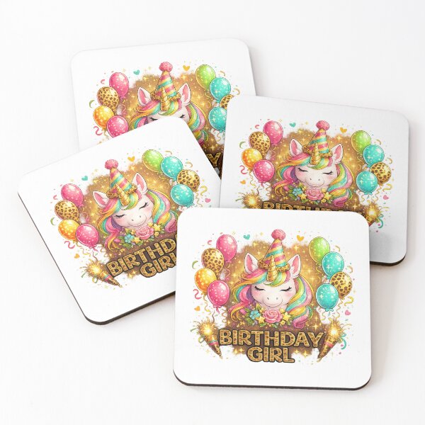Item preview, Unicorn Rainbow Birthday Girl Unicorn Birthday Party designed and sold by QuiteOrbit.