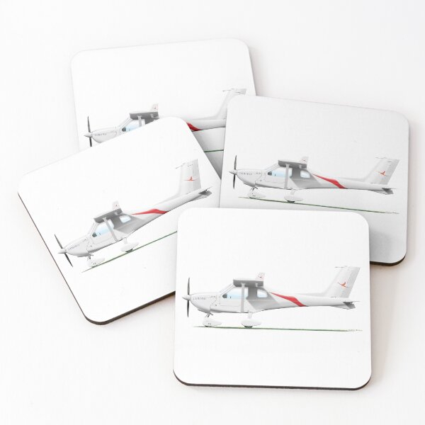 Item preview, Jabiru Aircraft J170 designed and sold by Grubby Fingers Aircraft Illustration.