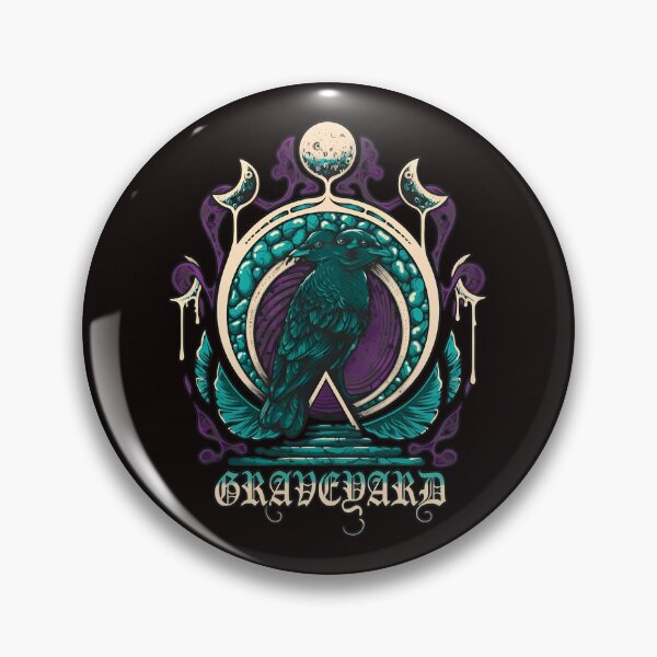 Item preview, Mystic Bird Moon Ornate Emblem  designed and sold by VanguardSkull.