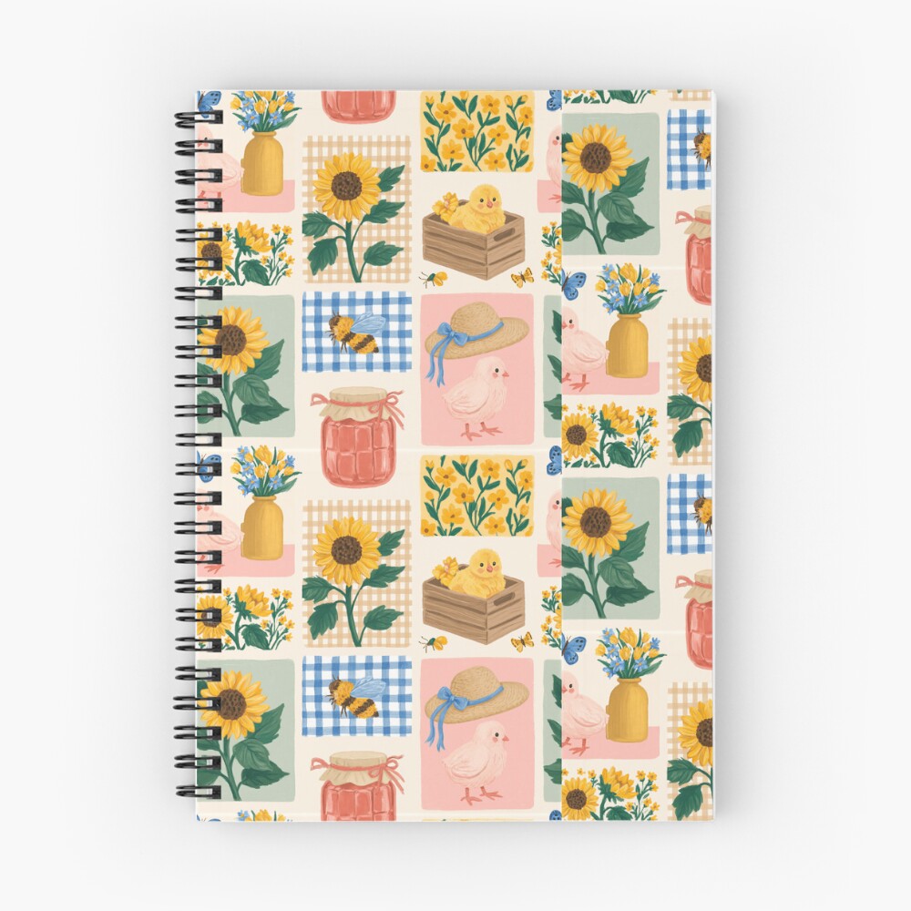 Item preview, Spiral Notebook designed and sold by kraftedbubble.