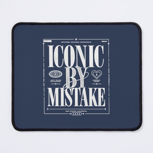 Item preview, Iconic By Mistake Typography | Y2K Editorial Statement Design designed and sold by Meivelle.
