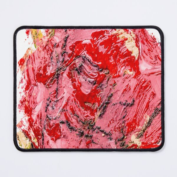 Item preview, Abstract Red Rose Painting Print | Romantic Floral Expressionist Wall Art | Modern Rose Decor designed and sold by LoveNurseries.