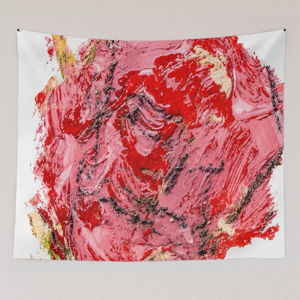 Item preview, Abstract Red Rose Painting Print | Romantic Floral Expressionist Wall Art | Modern Rose Decor designed and sold by LoveNurseries.