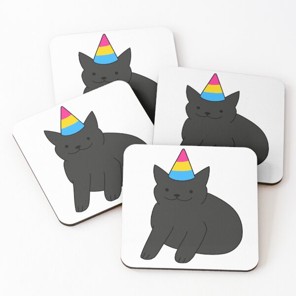 Item preview, Sweet Black Pansexual Cat designed and sold by Swaghettio.