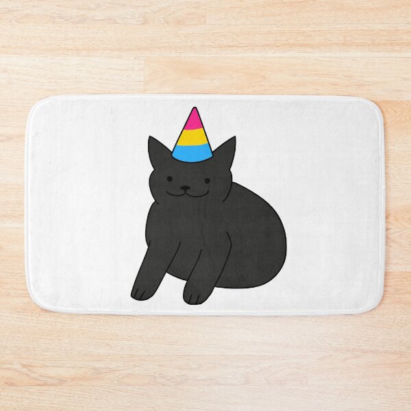 Item preview, Sweet Black Pansexual Cat designed and sold by Swaghettio.