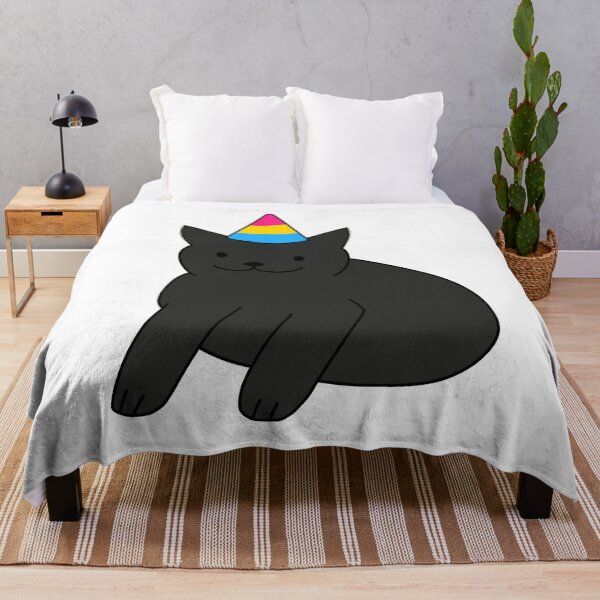 Item preview, Sweet Black Pansexual Cat designed and sold by Swaghettio.