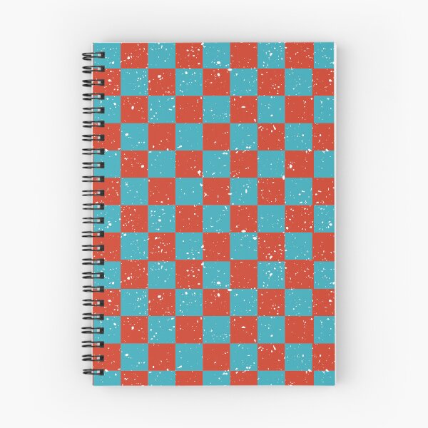 Item preview, Red Teal Checker Pattern | Bold Distressed Retro Seamless  designed and sold by Dino-Lune.