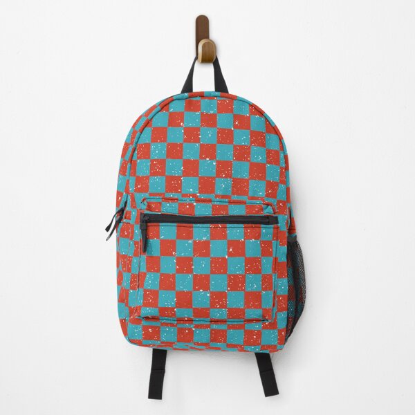 Item preview, Red Teal Checker Pattern | Bold Distressed Retro Seamless designed and sold by Dino-Lune.