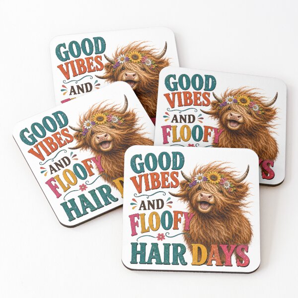 Item preview, Good Vibes And Floofy Hair Days designed and sold by HippyRikky.