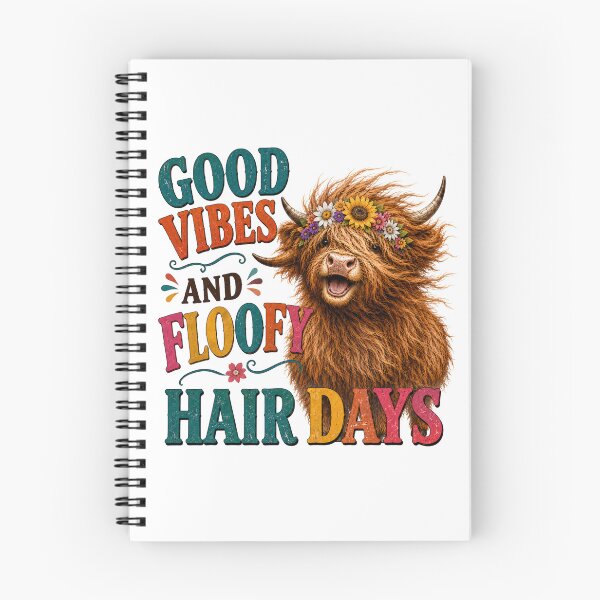 Item preview, Good Vibes And Floofy Hair Days designed and sold by HippyRikky.