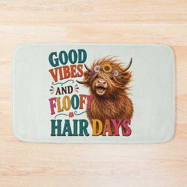 Item preview, Good Vibes And Floofy Hair Days designed and sold by HippyRikky.