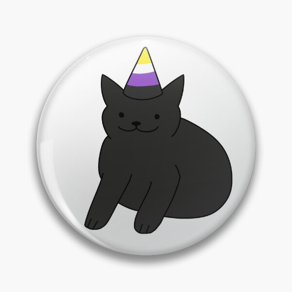 Item preview, Sweet Black Nonbinary Cat designed and sold by Swaghettio.