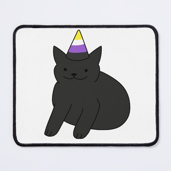 Item preview, Sweet Black Nonbinary Cat designed and sold by Swaghettio.