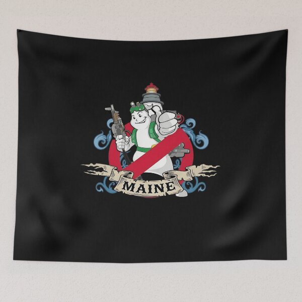 Item preview, Maine Lighthouse Ghost Figure Emblem  designed and sold by anasoraled.