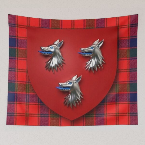 Item preview, Robertson Shield 3D and Modern Tartan designed and sold by Kirrindy Designs.