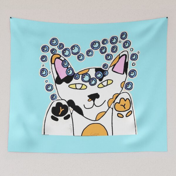 Item preview, Kawaii Calico Bubble Cat ┃ Cat Tricolor Kitty Art designed and sold by Cherry Prism Designs.