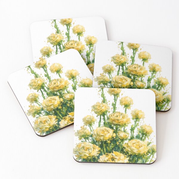 Item preview, Yellow Rose Bouquet Wall Art Print | Cottagecore Floral Decor | Romantic Botanical Flower Painting designed and sold by LoveNurseries.