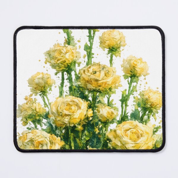 Item preview, Yellow Rose Bouquet Wall Art Print | Cottagecore Floral Decor | Romantic Botanical Flower Painting designed and sold by LoveNurseries.