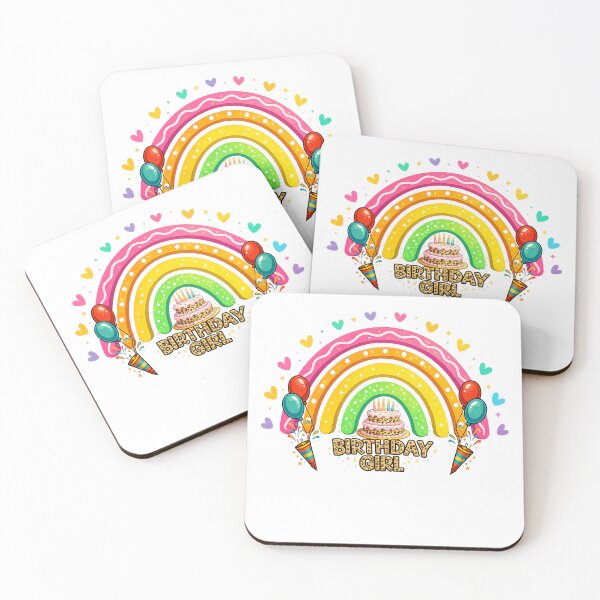 Item preview, Birthday Girl Leopard Rainbow designed and sold by QuiteOrbit.
