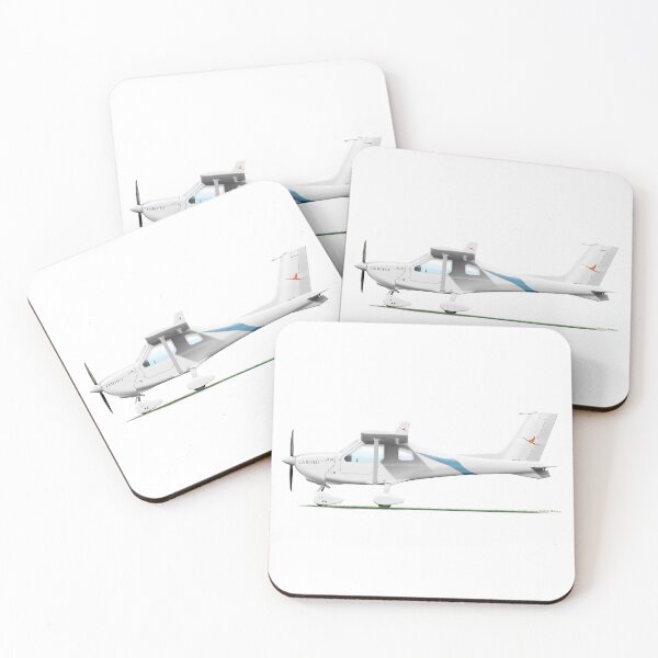 Item preview, Jabiru Aircraft J170 designed and sold by Grubby Fingers Aircraft Illustration.