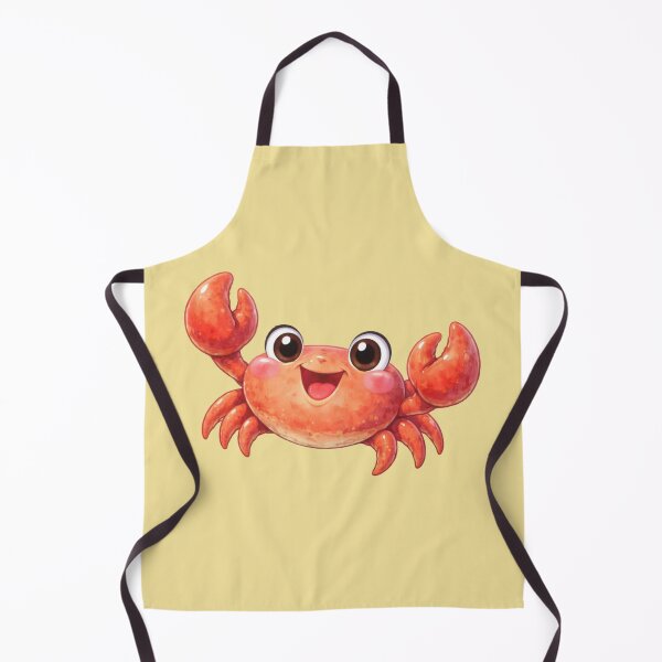 Item preview, Watercolour Crab Beach Illustration designed and sold by inspired-works.