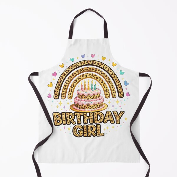 Item preview, Birthday Girl Leopard cute Rainbow Bday Party designed and sold by QuiteOrbit.