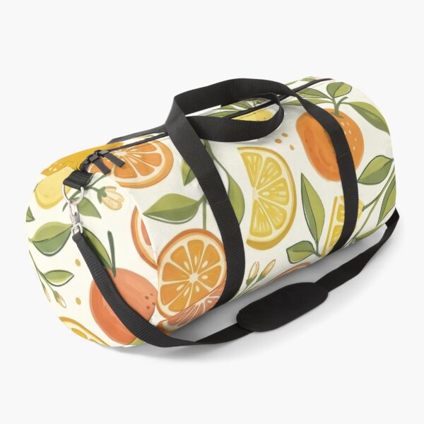 Item preview, Retro Citrus Grove Seamless Pattern designed and sold by MoonwoodStudio.