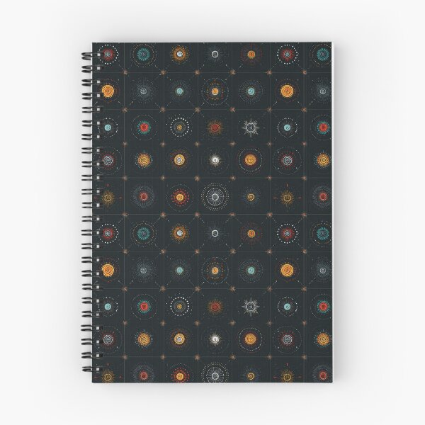 Item preview, Mystical Sunburst Mandala Pattern – Celestial Tribal Symbols Dark Design designed and sold by MDSDesigns.