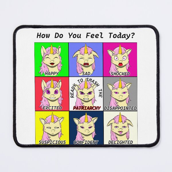 Item preview, Unicorn Mood Chart designed and sold by Batmantis275.