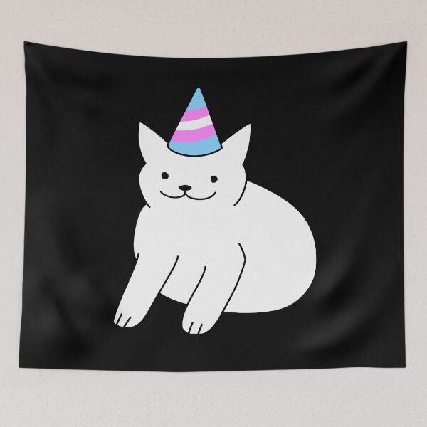 Item preview, Sweet White Trans Cat designed and sold by Swaghettio.
