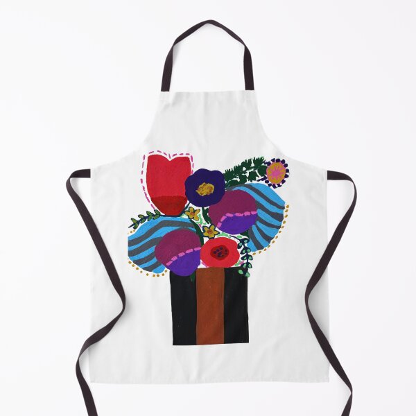Item preview, Abstract Flowers in a Brown and Black Vase designed and sold by SueGhoshArt.