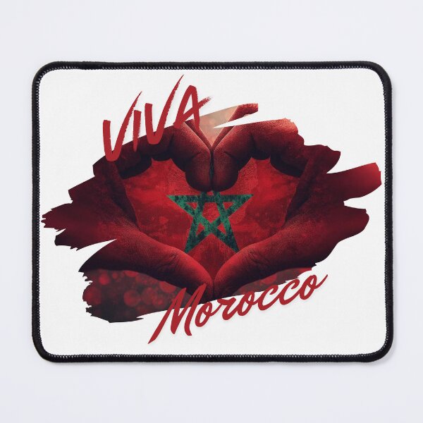 Item preview, Viva Morocco - Heart Hands Flag designed and sold by positivitymed.