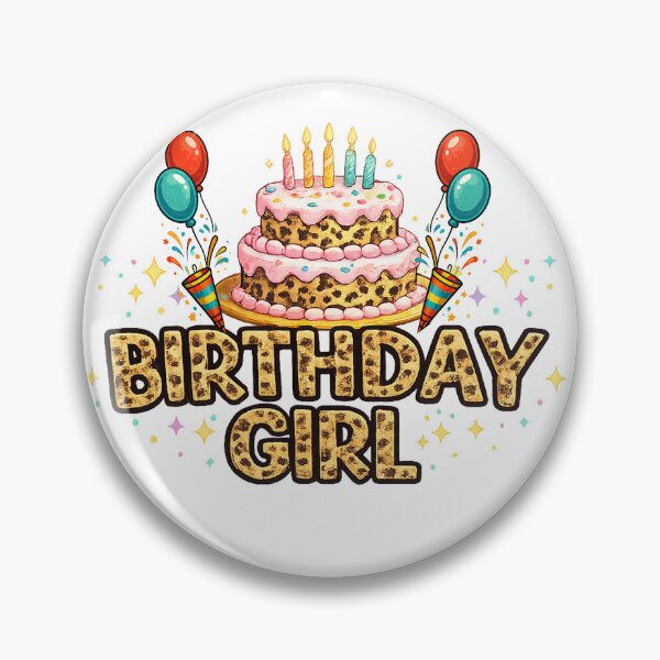 Item preview, Birthday Girl Leopard Cake Bday Party Family Match designed and sold by QuiteOrbit.