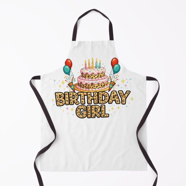 Item preview, Birthday Girl Leopard Cake Bday Party Family Match designed and sold by QuiteOrbit.