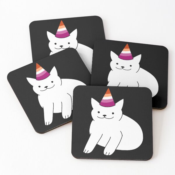 Item preview, Cute White Lesbian Cat designed and sold by Swaghettio.